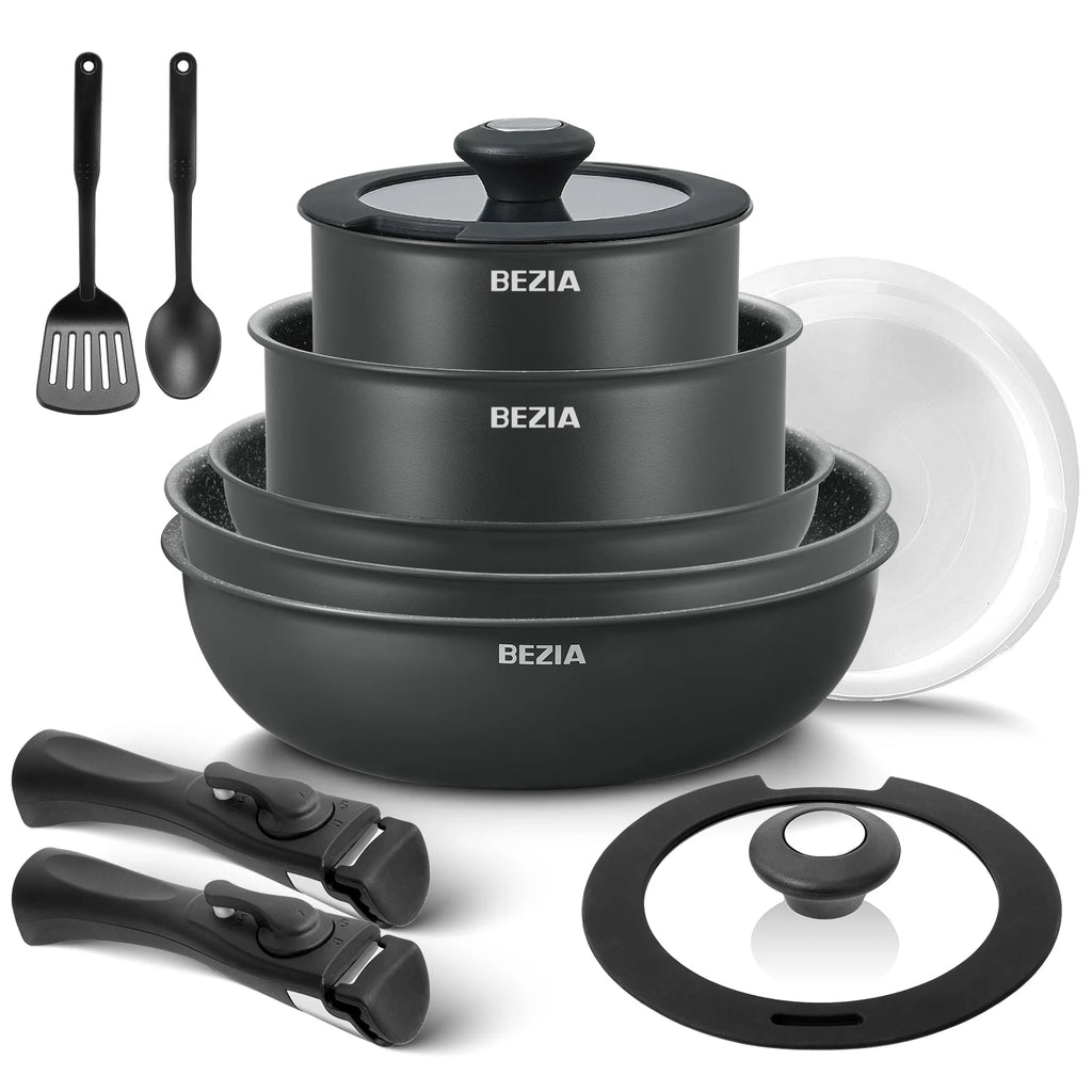 Induction Cookware , Nonstick Pots and Pans Set  Stackable