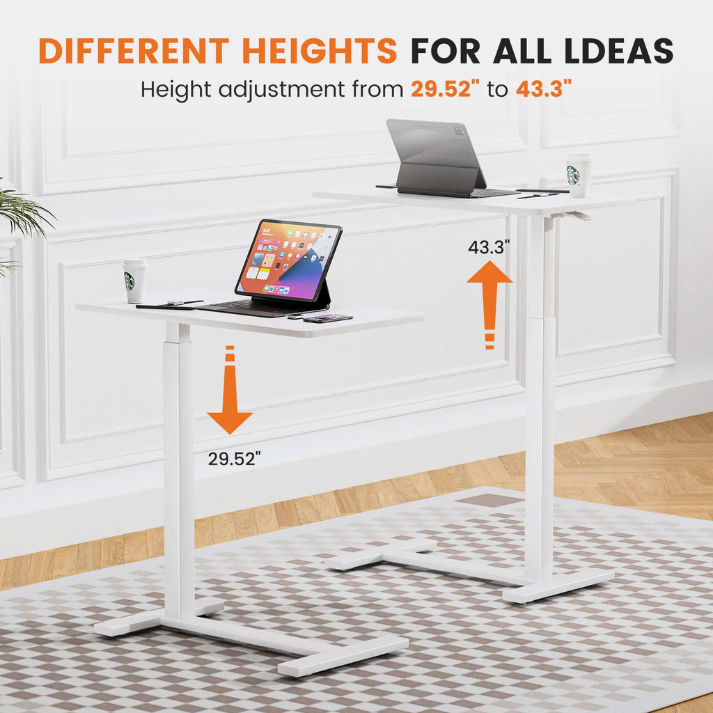 Bedside Sofa Table with  Adjustable Height Home Use Bed Table Laptop  For Bedroom