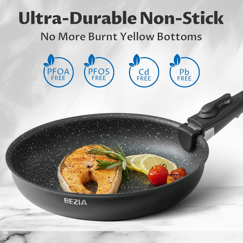 Induction Cookware , Nonstick Pots and Pans Set  Stackable