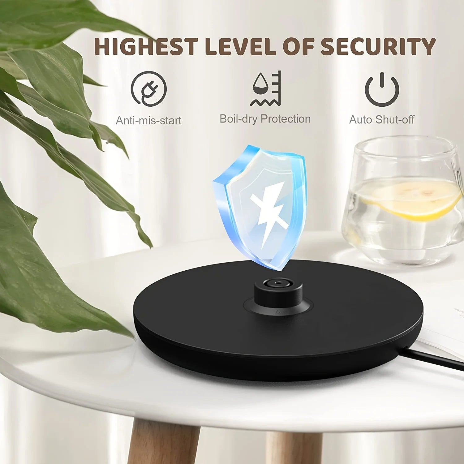 Electric Kettle, Temperature Control With 7 Heat Settings , Kitchen and home