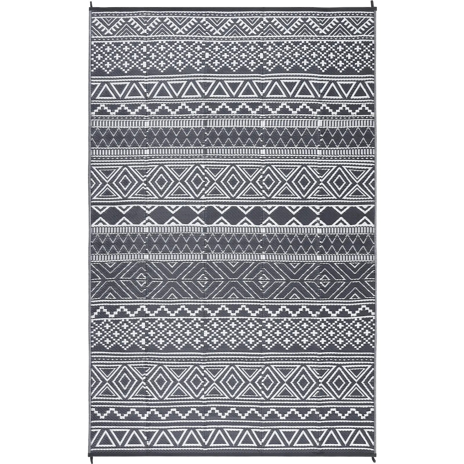 Waterproof Outdoor Rug, Reversible Plastic Straw Patio Camping Rug, for RV, Deck