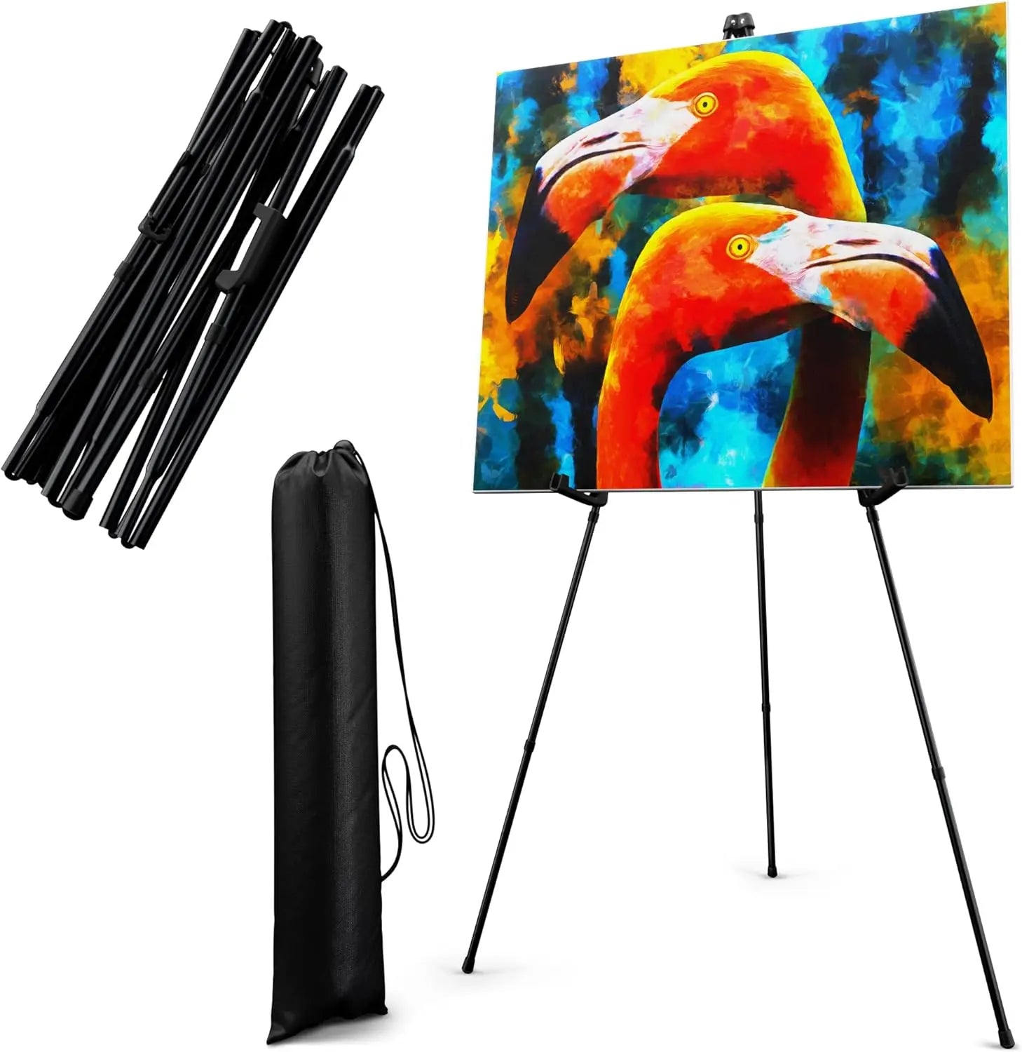 Easel Stand Painting - Adjustable Height Tabletop  Canvas Stand,