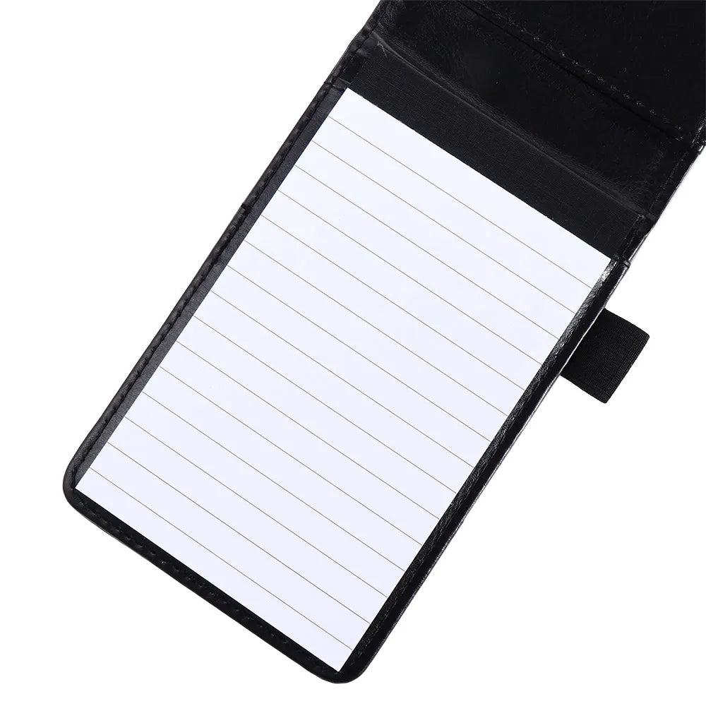 Leather Cover Pocket Planner  Notebook Small Notepad  Memos Office Stationery