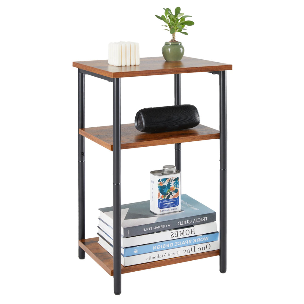 End Table Side Tables with Adjustable Feet Small Nightstand for Bedroom Living Room Office