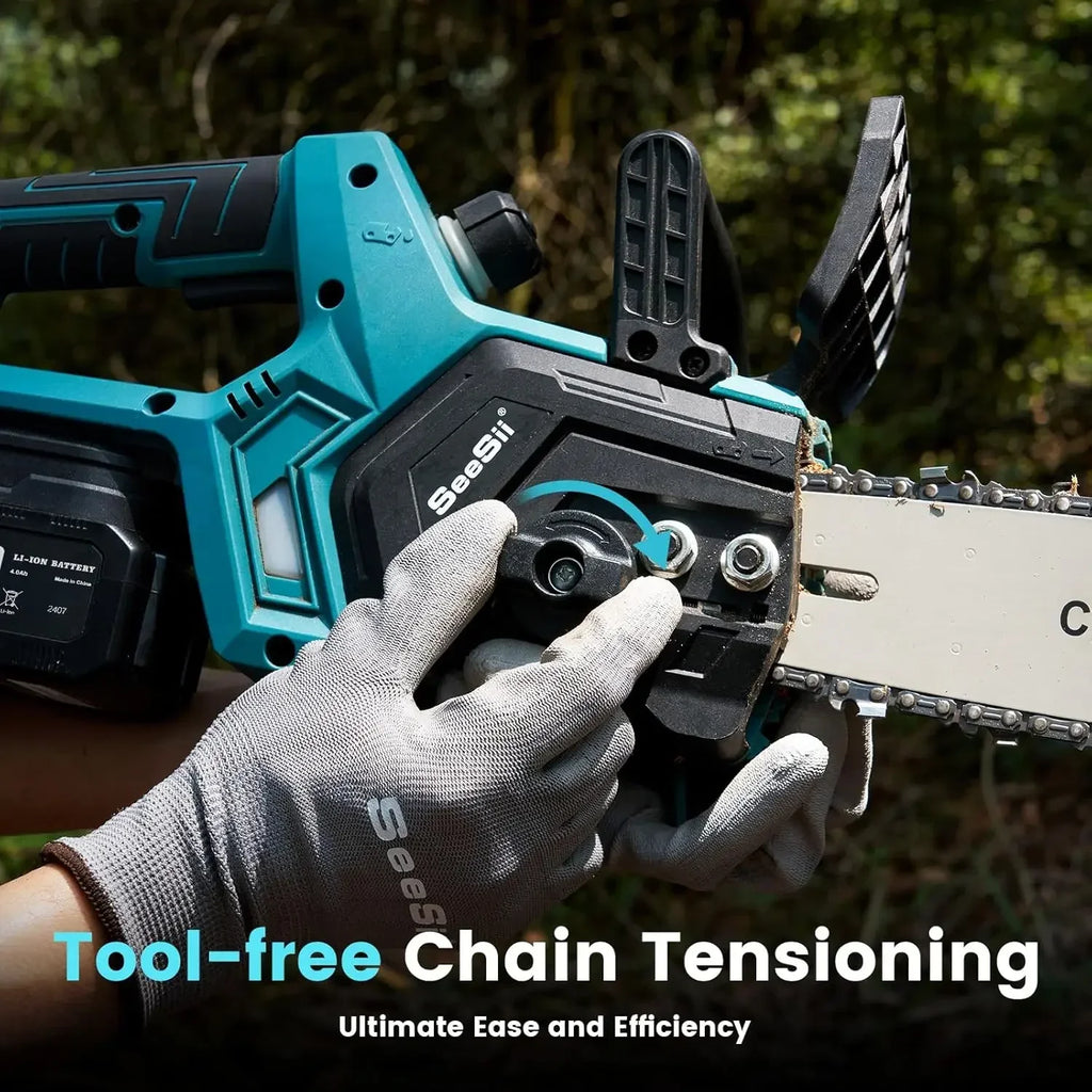 Cordless Chainsaw 12-inch CH1200+ Hand Held Brushless  Pruning Power Tool