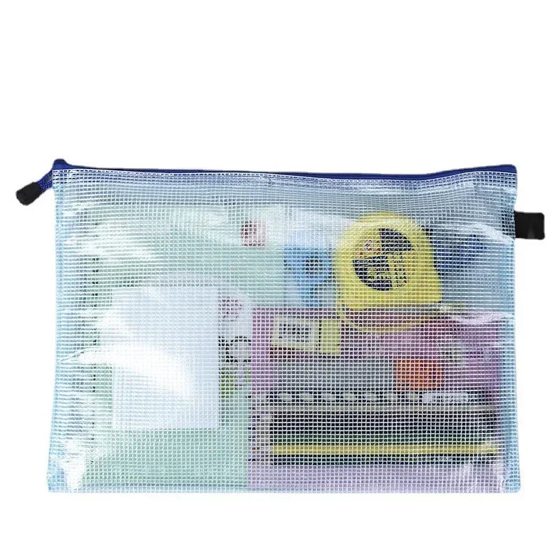 Waterproof Zip Bag A3 A4 A5 A6 Transparent  Pen Filing Products Pocket Folder Office  Supply