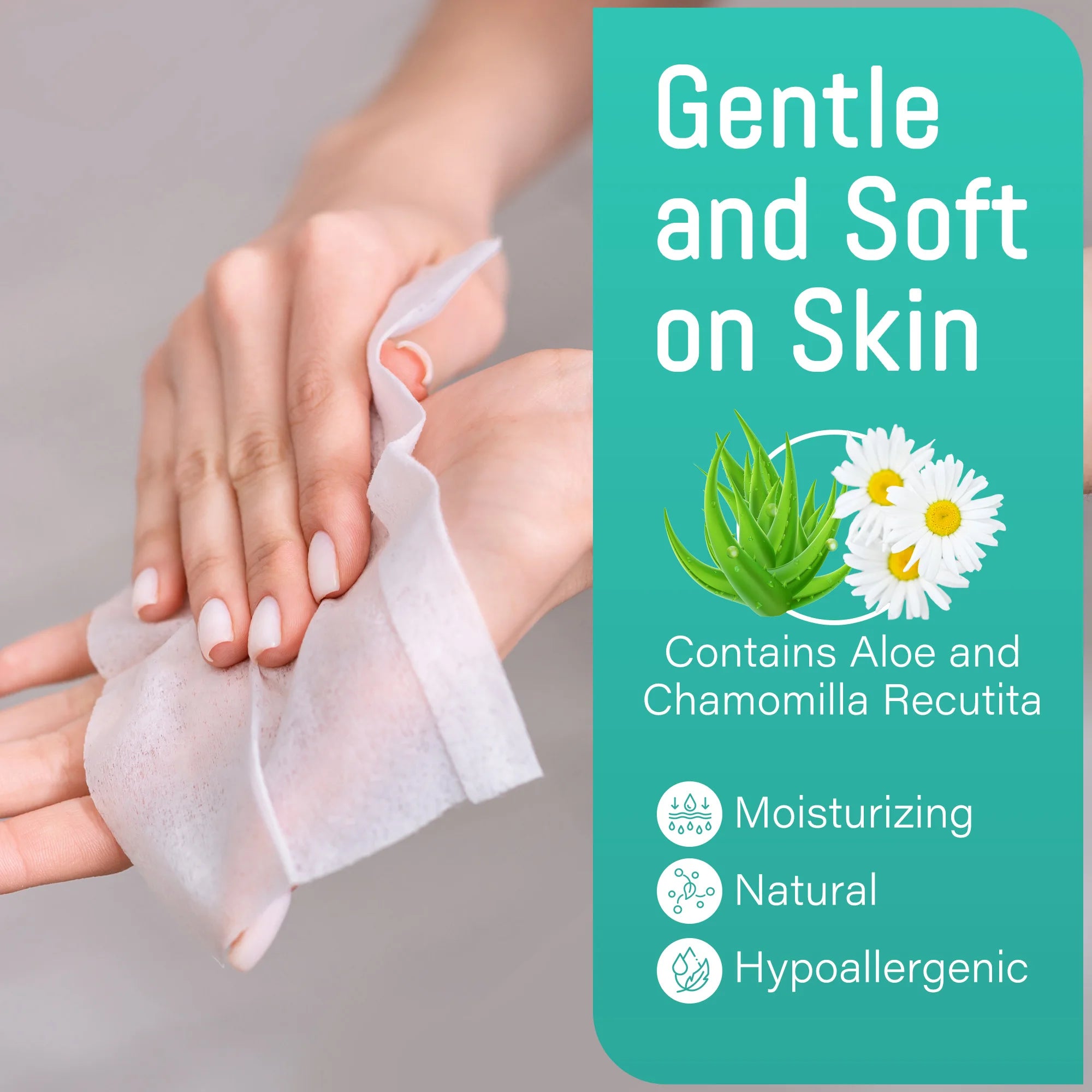 Extra Large Flushable Wet Wipes For Home Outdoor Use, Thickened Butt Wipes, 3 Packs x 48 Ct, 144/288 Wipes