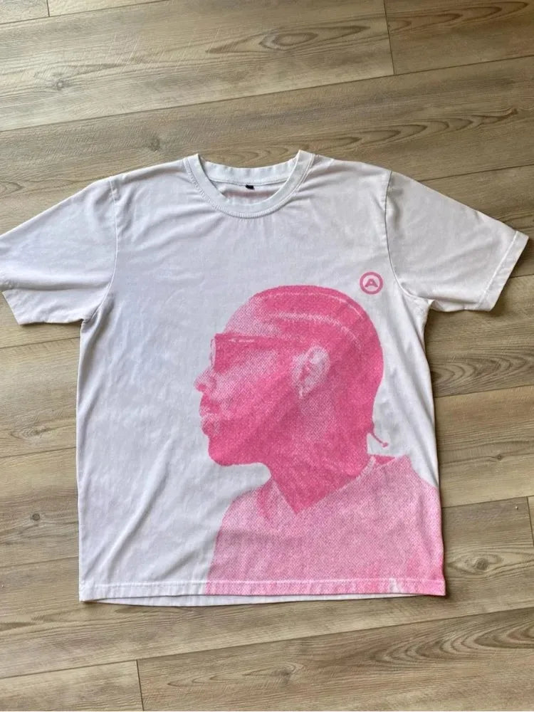 Printed Men Vintage Streetwear Oversized Short Sleeve T-Shirts Casual Clothing Summer