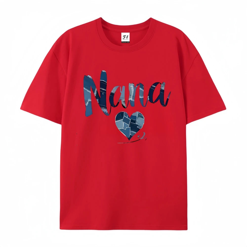 Nana Graphic Tee Fashion Women T-Shirt Casual Round Neck Short Sleeve Summer S-5XL Loose Tops