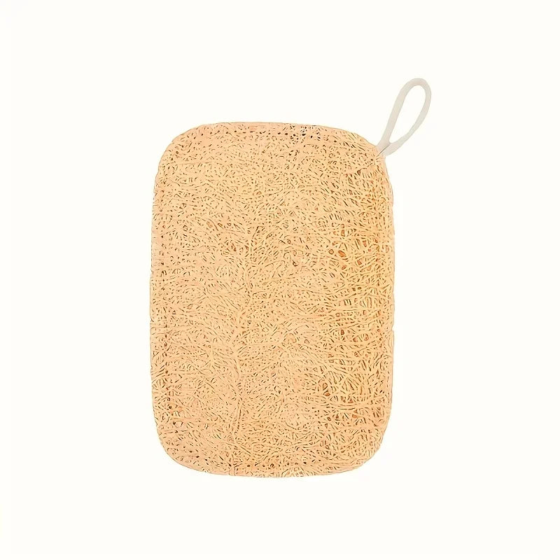 10pcs Loofah Sponges  Body Scrubber | Bamboo Fiber Shower Pads for Gentle Cleansing |