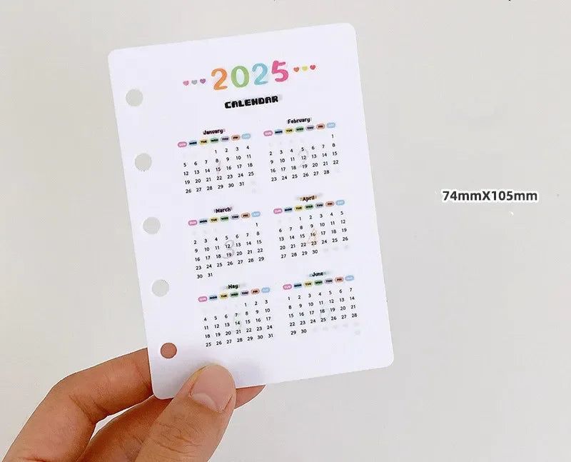 Notebook Transparent Loose  Binder  Sketchbook  Office Supplies