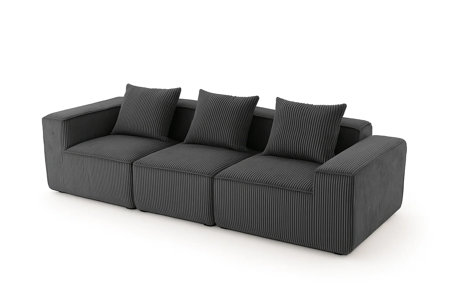 Couch with L-Shape  Modular sleeper Sofa with Deep Seat, for Room