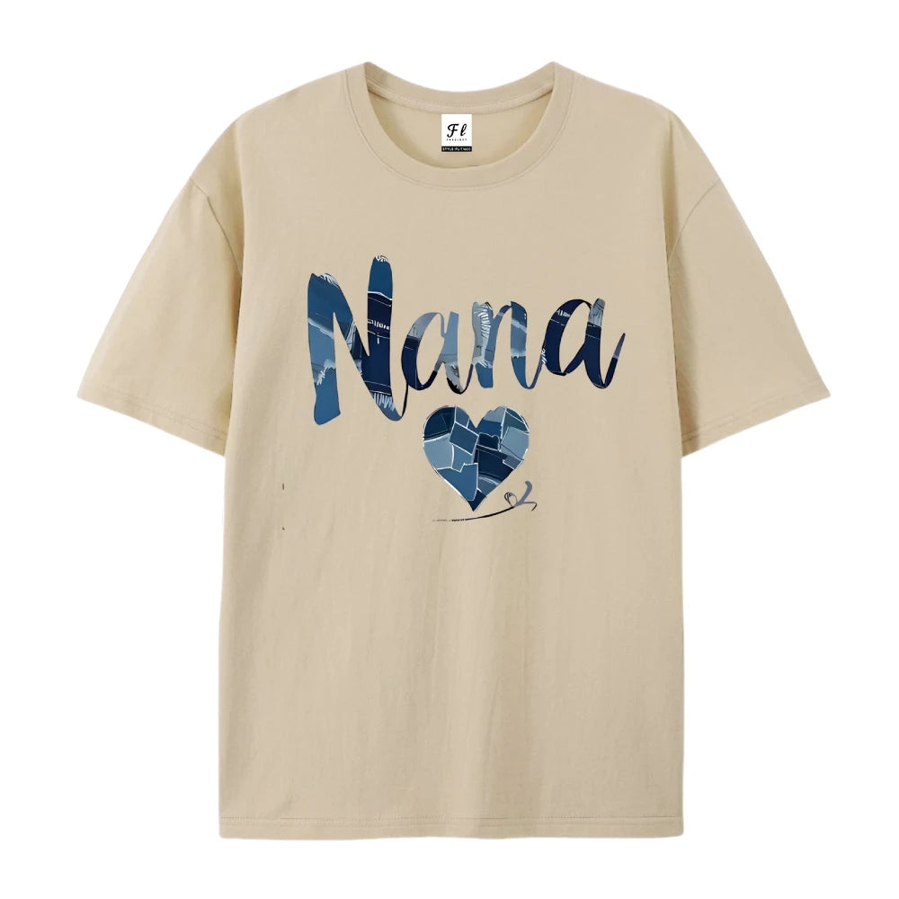 Nana Graphic Tee Fashion Women T-Shirt Casual Round Neck Short Sleeve Summer S-5XL Loose Tops