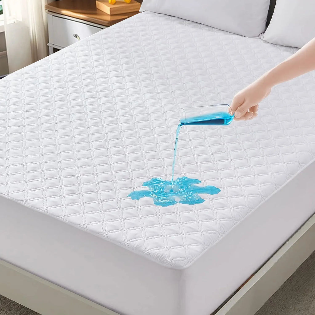 Waterproof Mattress Protector,  Dirt-Proof Bed Mattress Cover Washable