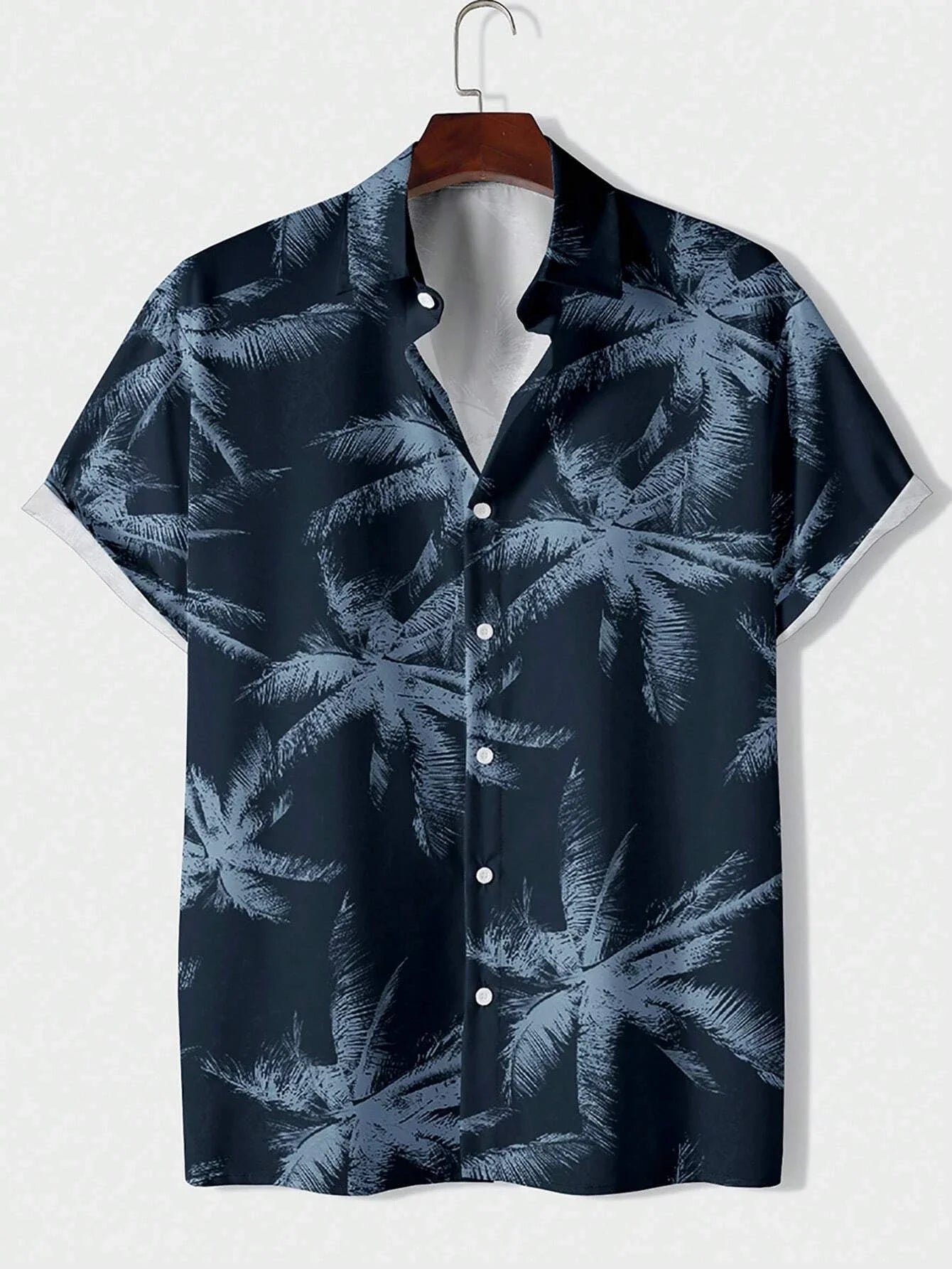 Hawaiian Shirt Man Print Casual  Slim Fashion Shirt High Quality Luxury  Oversized Clothes