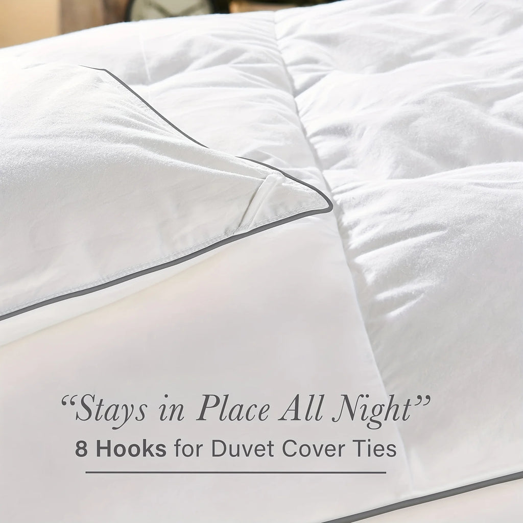 White Down Alternative Comforter - Lightweight & Breathable, Machine Wash