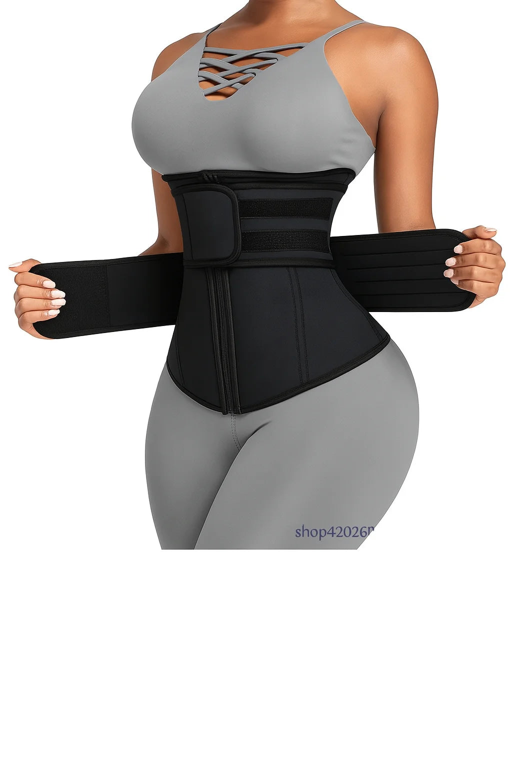 Adjustable Waist Trainer for Women, Workout Cincher for Tummy Control & Back Support