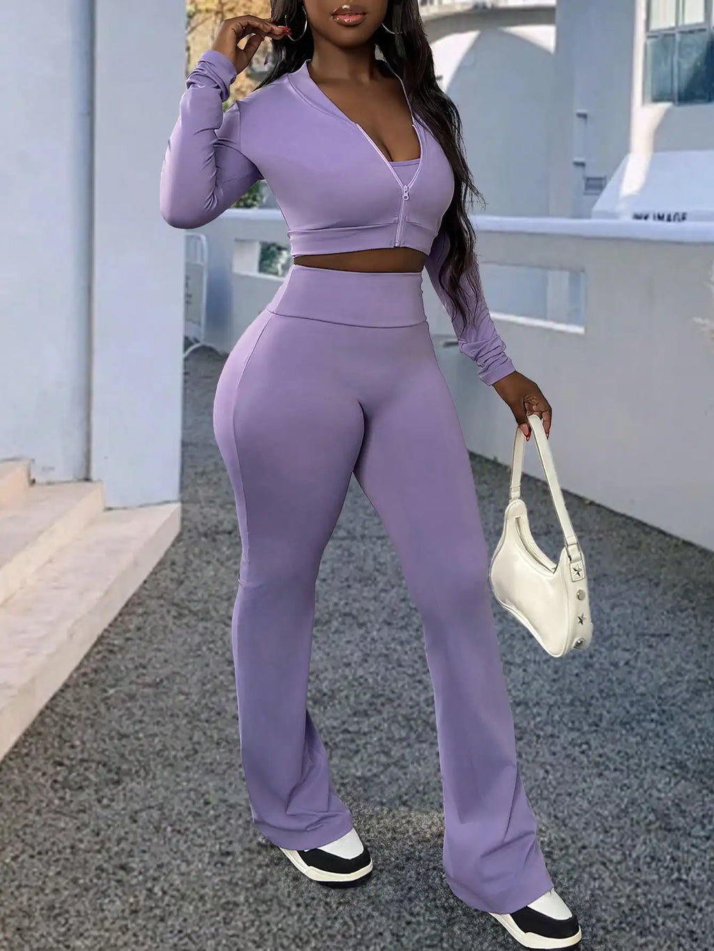 A Fashionable and Comfortable 3-piece Summer Casual Sportswear Set