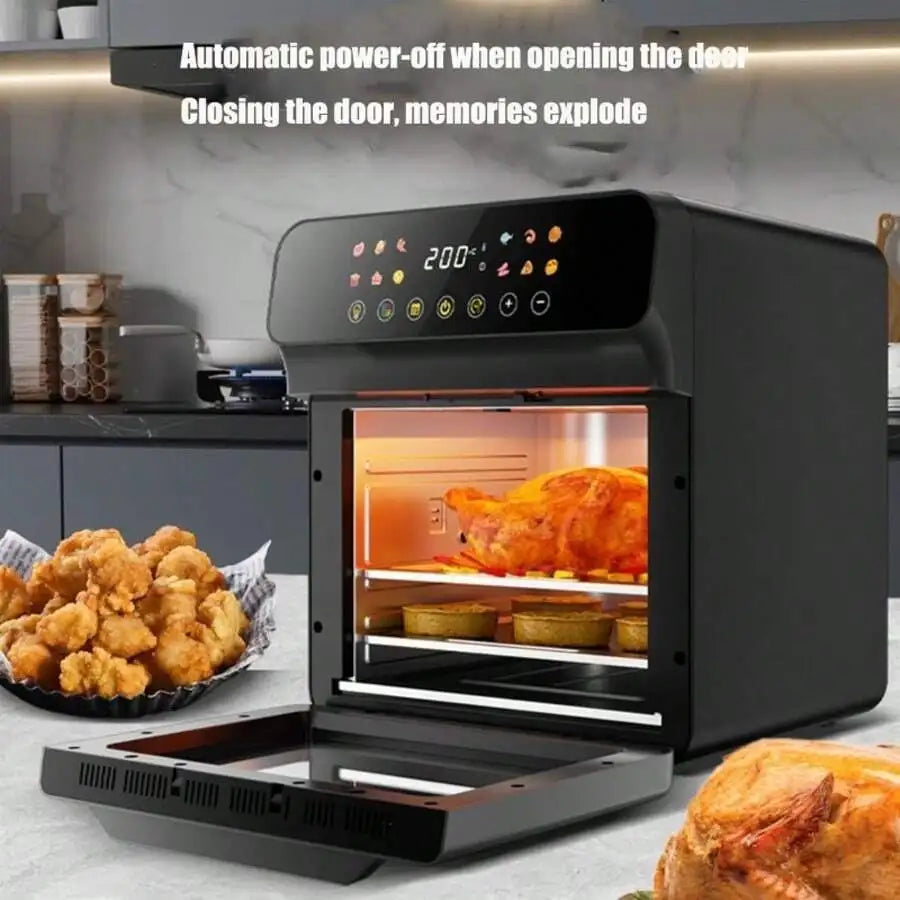 Air Fryer Visual Intelligent Fully Automatic Household Air Fryer Anti Scald Handle Suitable For Chicken And Fish