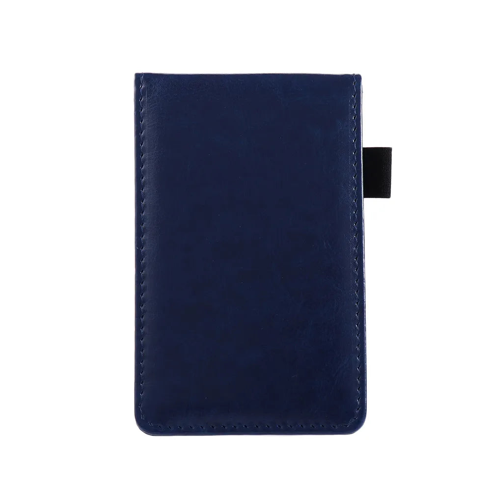 Leather Cover Pocket Planner  Notebook Small Notepad  Memos Office Stationery