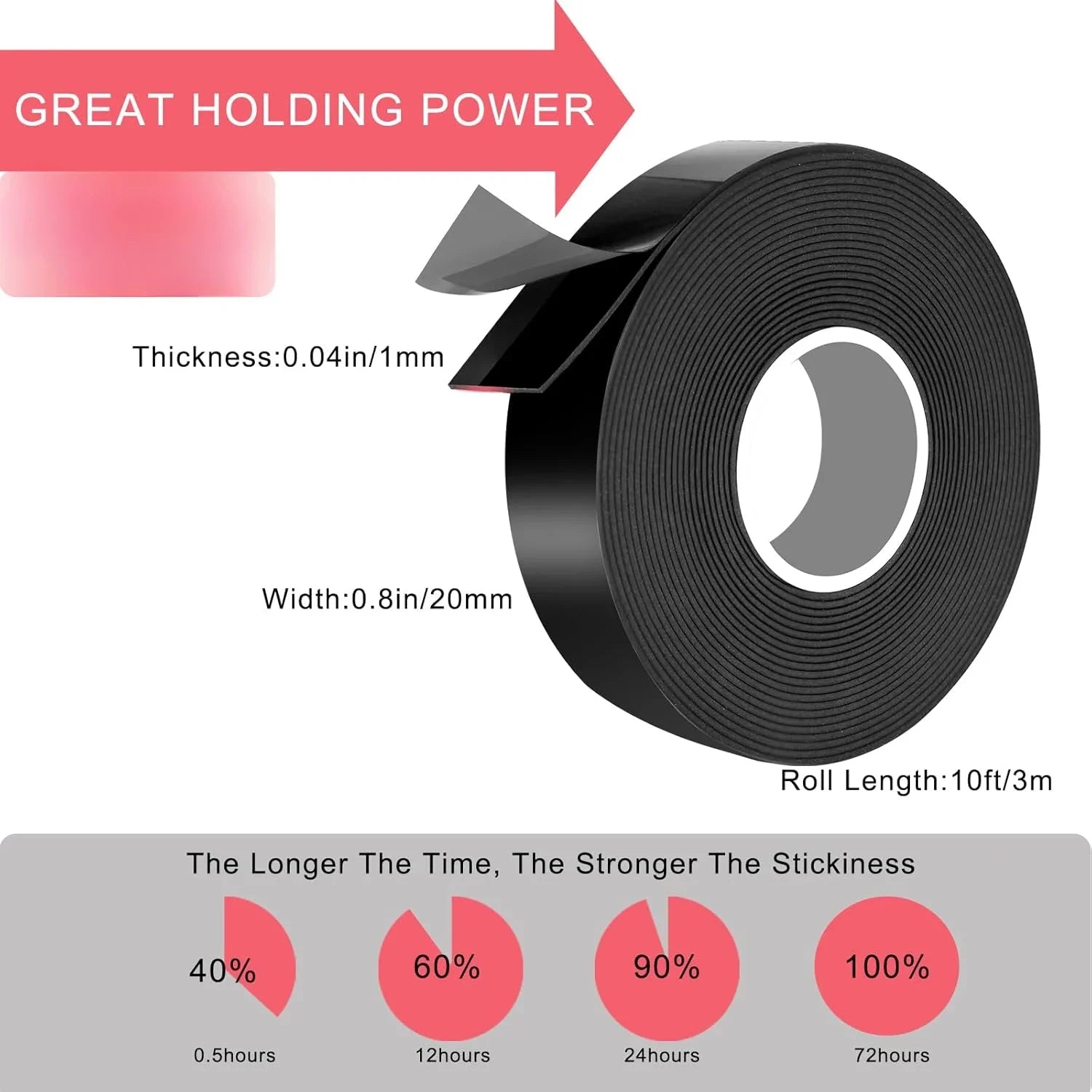 Super Double Sided Tape Heavy duty  tape waterproof,