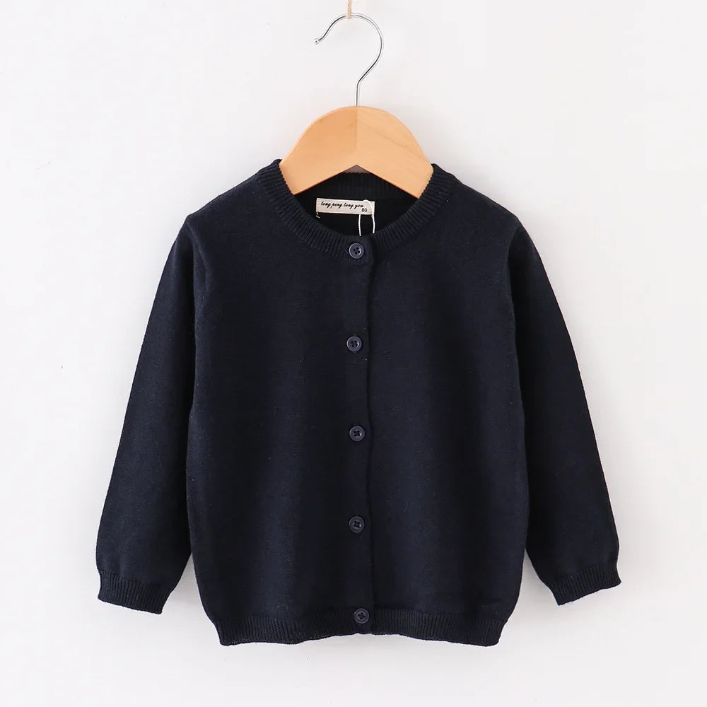 Girls Clothes Baby Casual Cardigan  Stitch Boys Soft Coats Children Sweaters Toddler Knit Jackets