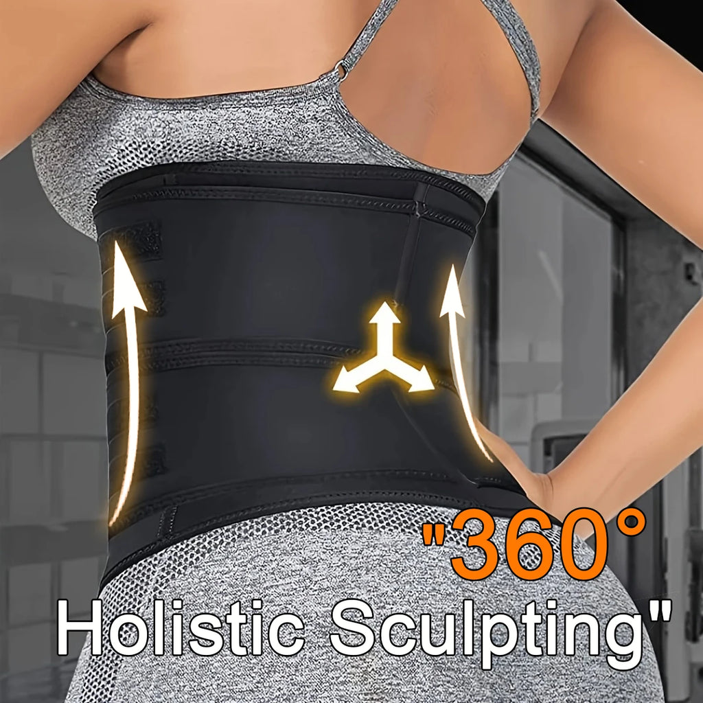 Adjustable Waist Trainer for Women, Workout Cincher for Tummy Control & Back Support