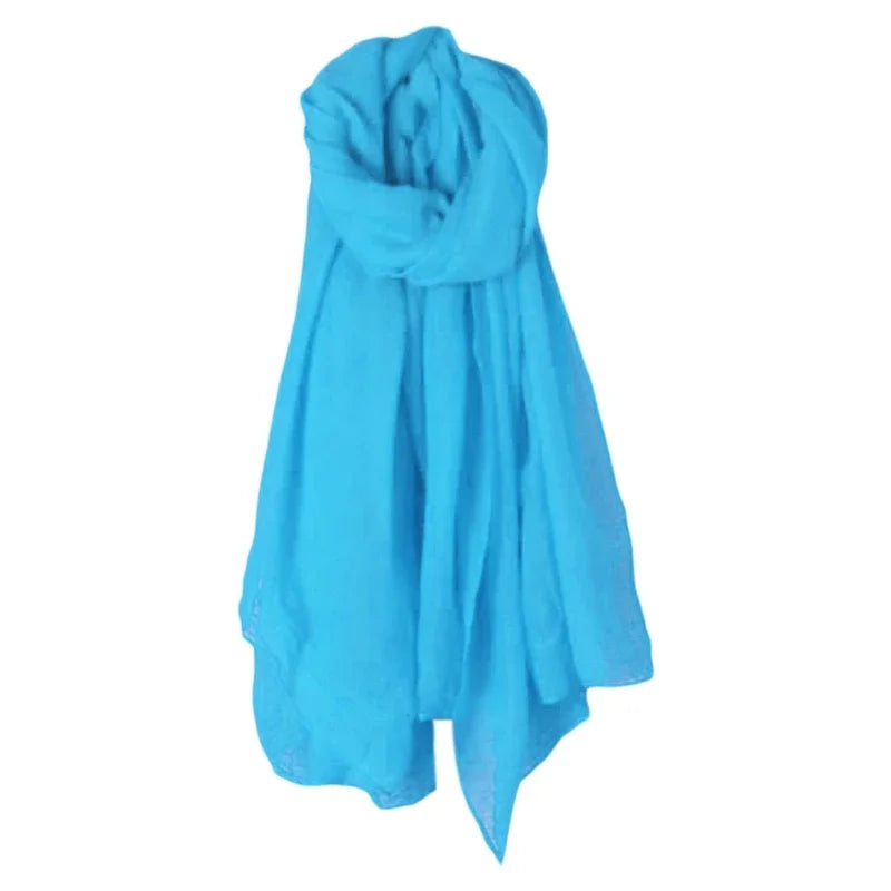 Women Long Scarf Wrap Scarves Cotton   Elegant