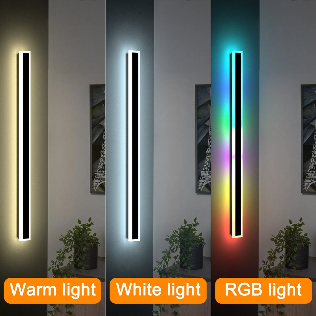 Modern Wall Lights, 2 Pack Long Wall  Lighting Fixtures LED